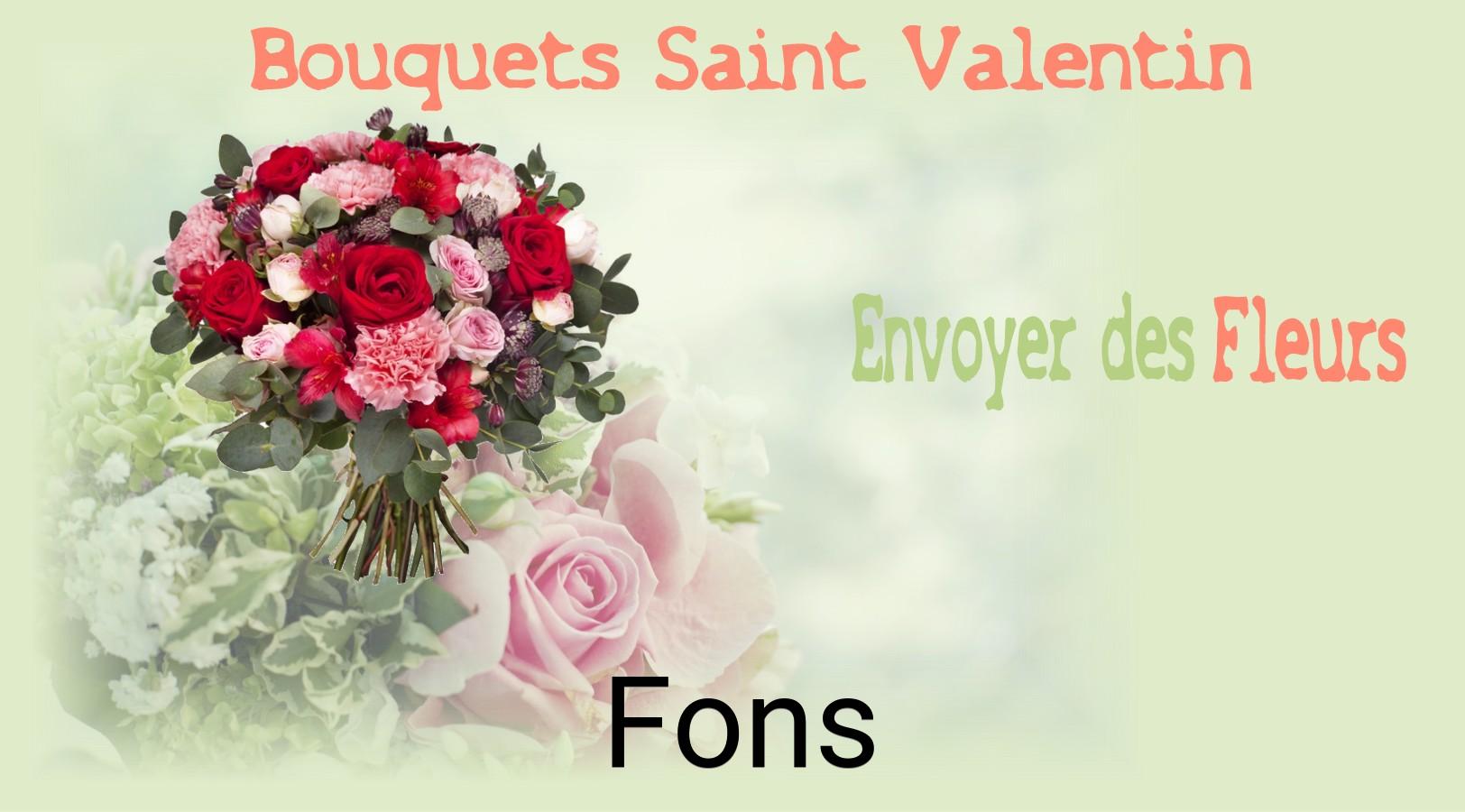 Roses de Saint-Valentin livrées à Fons